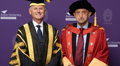 Founder of engineering company awarded honorary doctorate by Aston University