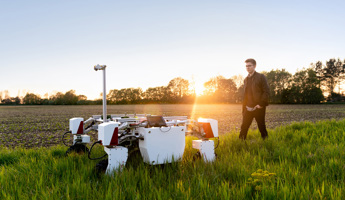 Robot in field