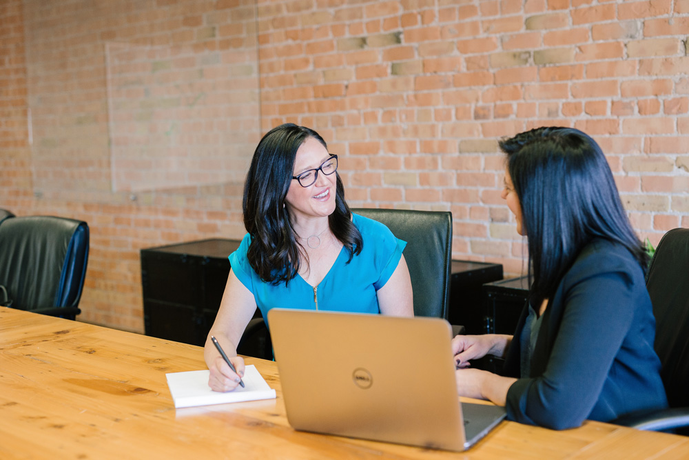 People in meeting