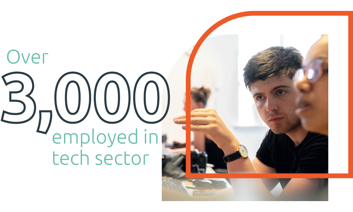 Over 3,000 employed in tech sector