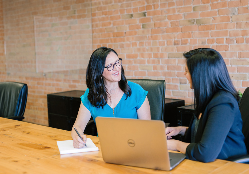 People in meeting